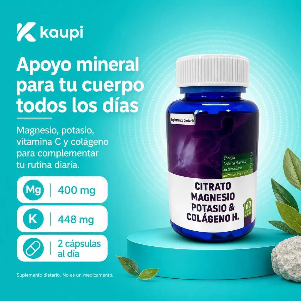 Citrato Kaupi - apoyo mineral diario
