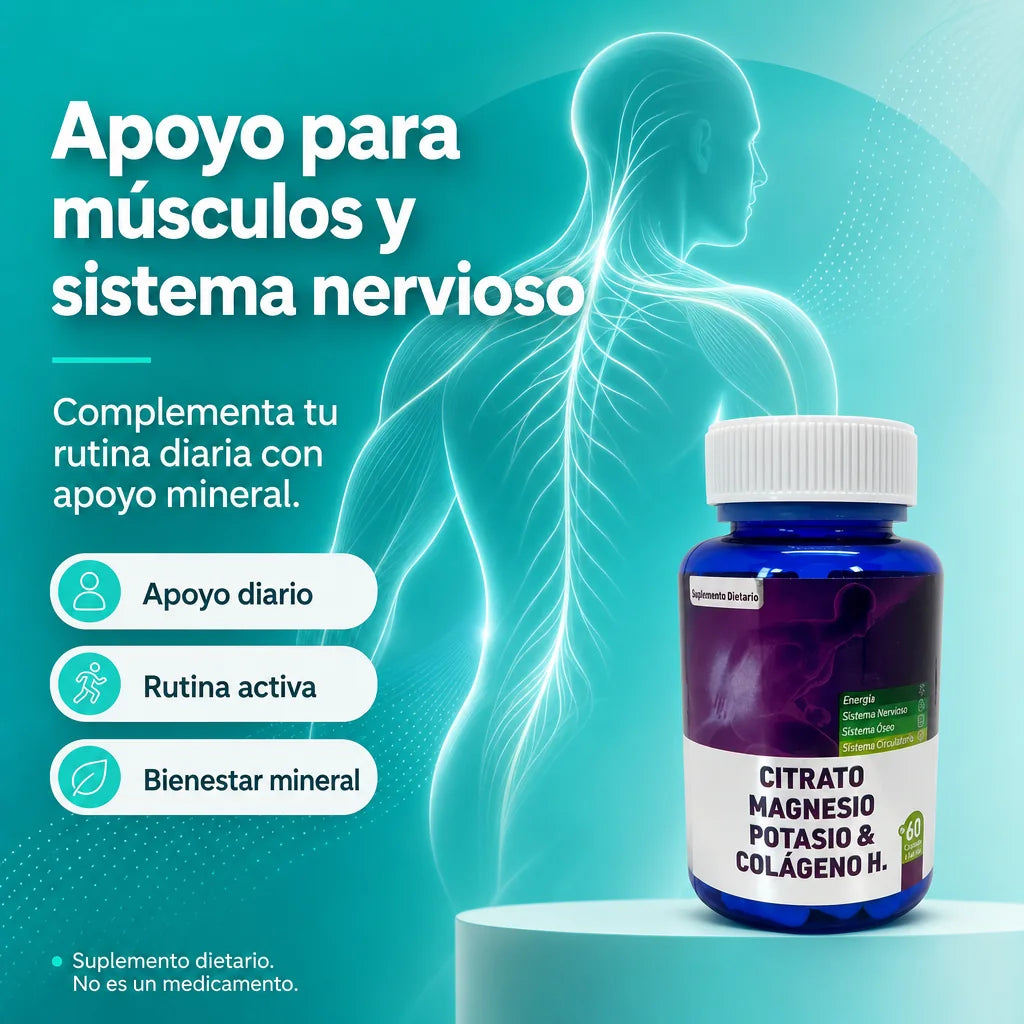 Citrato Kaupi - apoyo muscular y sistema nervioso
