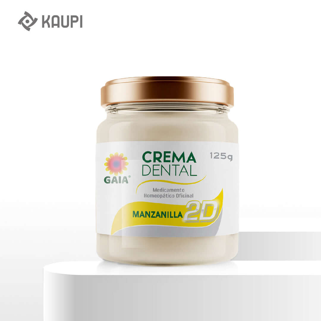 Crema Dental Homeopática Manzanilla 2D - Kaupi Co